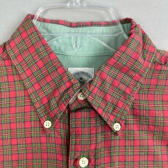 Brooks Brothers Men’s Flannel Shirt Medium Slim Fit - Picture 7 of 8